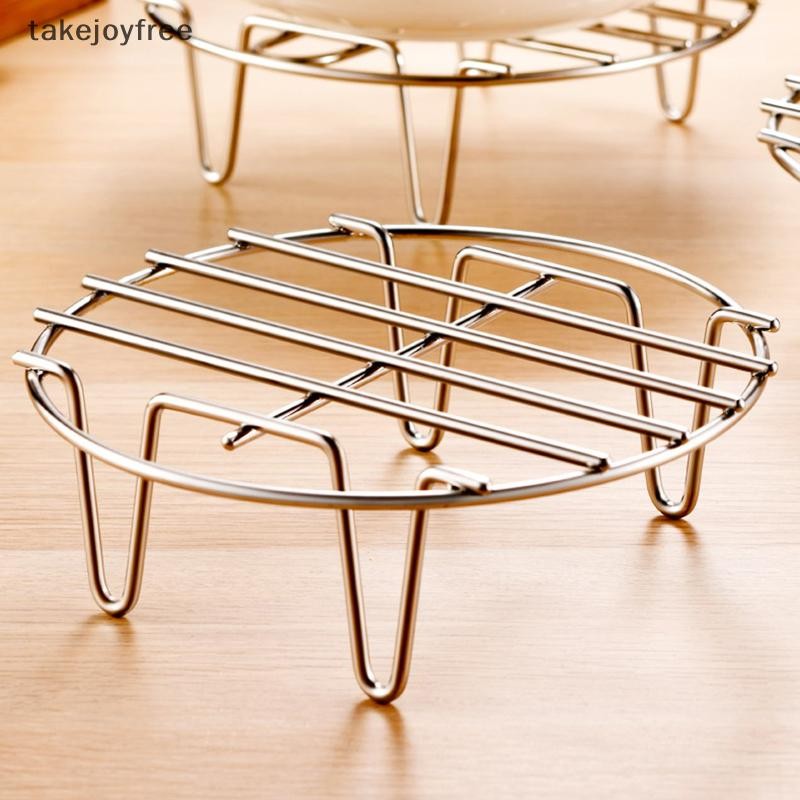 [takejoyfree] Stainless Steel Cookware Steamer Rack Cooking Baking Pot ...