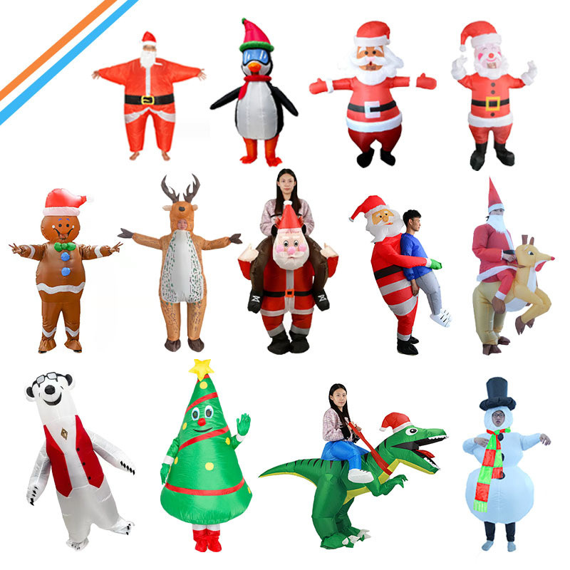 Kids Funy Elk Suit Christmas Inflatable Costume