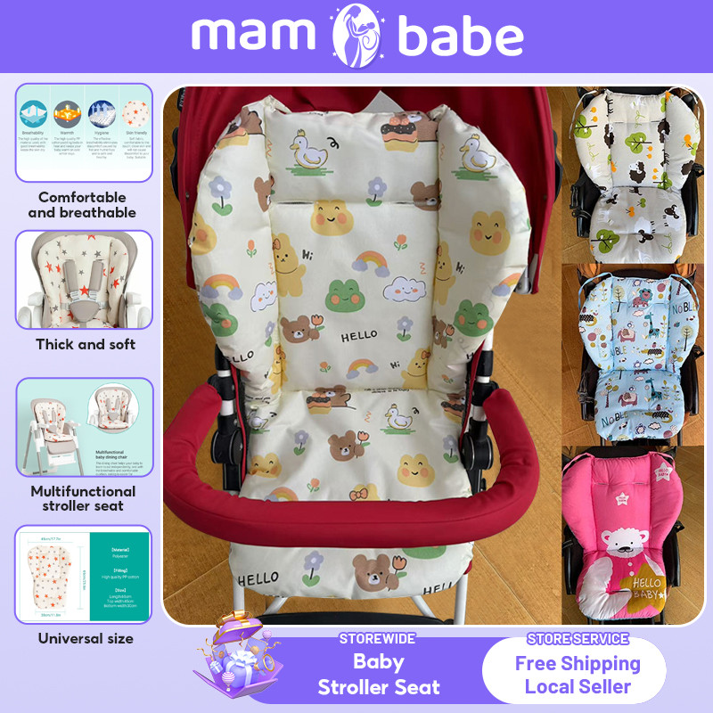 Baby Stroller Pad Thick Cotton Stroller Car Seat Cover Cushion ...