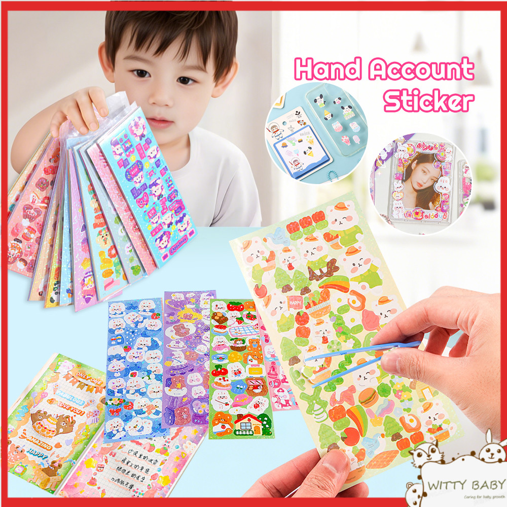 WB Diy Handbook Stickers Cute Guka Stickers Cartoon 20/50/100Pcs ...