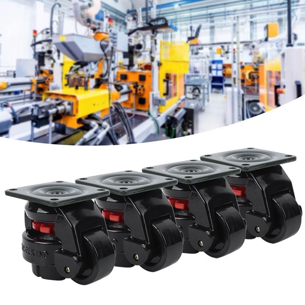Skejnojj 4pcs Level Adjustment Caster GD?60F Heavy Duty Industrial ...