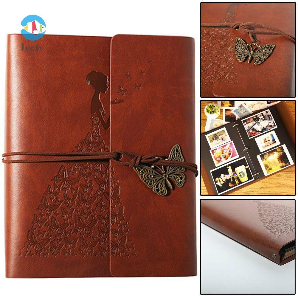 LUOLUVO DIY Albums Holiday Handbook Vintage Diary Journal Shopee