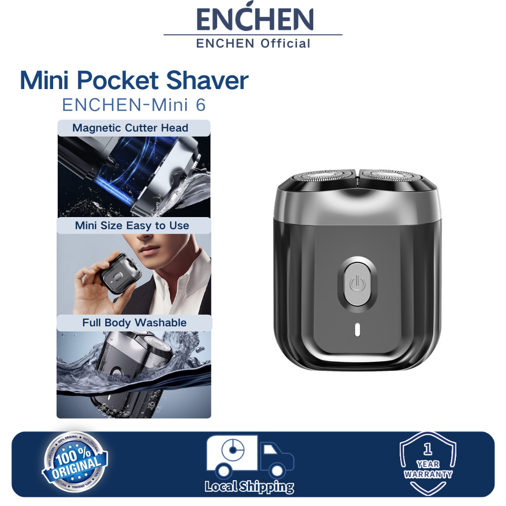 Enchen Portable Electric Shaver Rechargeable Trimmer Travel Mini Razor