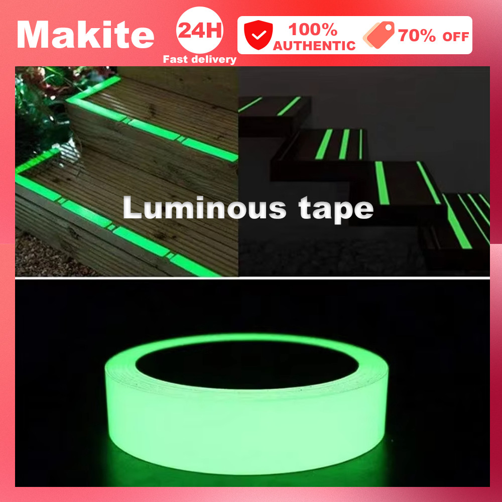 Luminous Tape Green Warning Light Night Light Sticker Home Storage ...