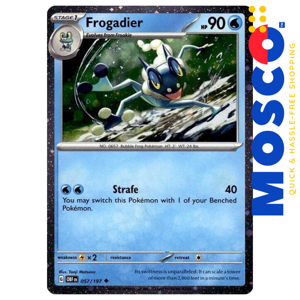 frog pokemon cards Frogadier [Water] • Pokemon Card – Mikes Game Shop