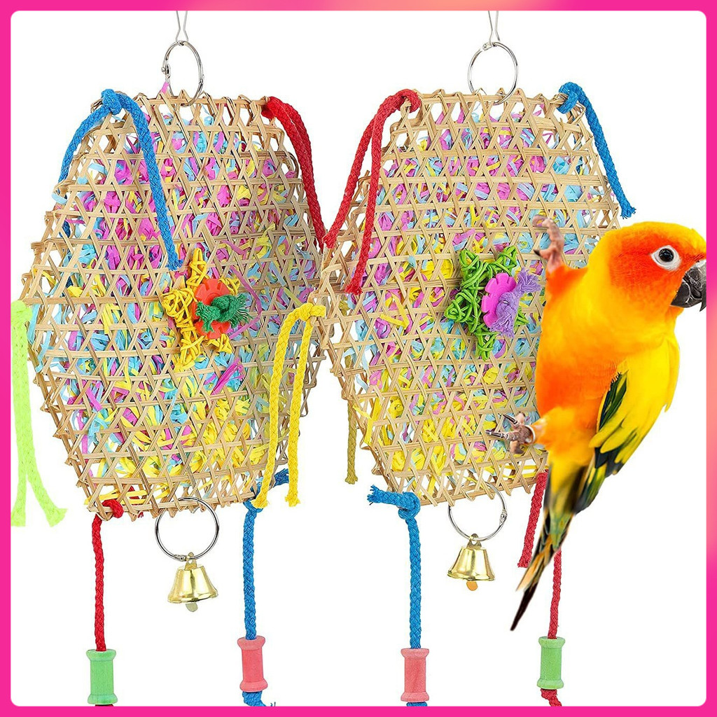 Illustration of Bird Cage Hanging Toys And Accessories