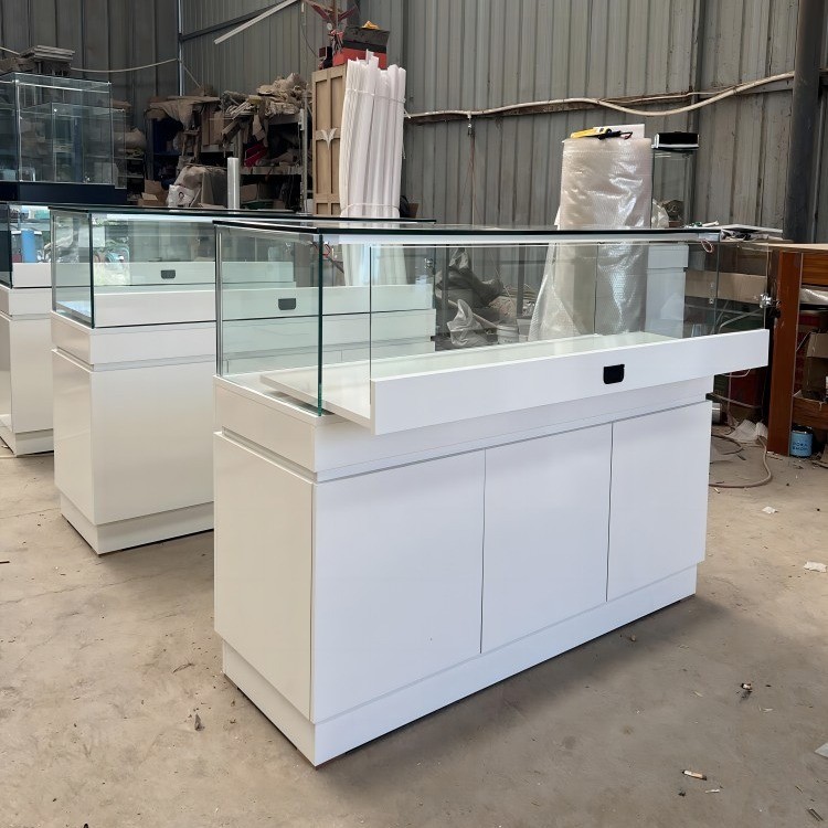 Museum Showcase Jade Jewelry Display Cabinet Made of Glass Products ...