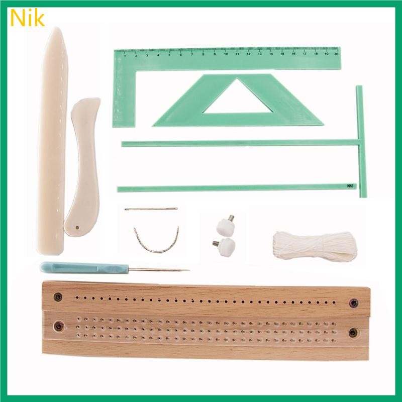 Niki Bookbinding Ruler and Binding Accessories Set L-Shaped Ruler T ...