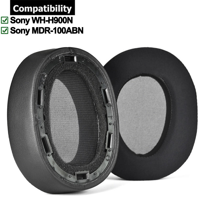 2 Cuscinetti Sostitutivi Per Cuffie Sony MDR-100ABN E WH-H900N - Morbidi, Vari Colori