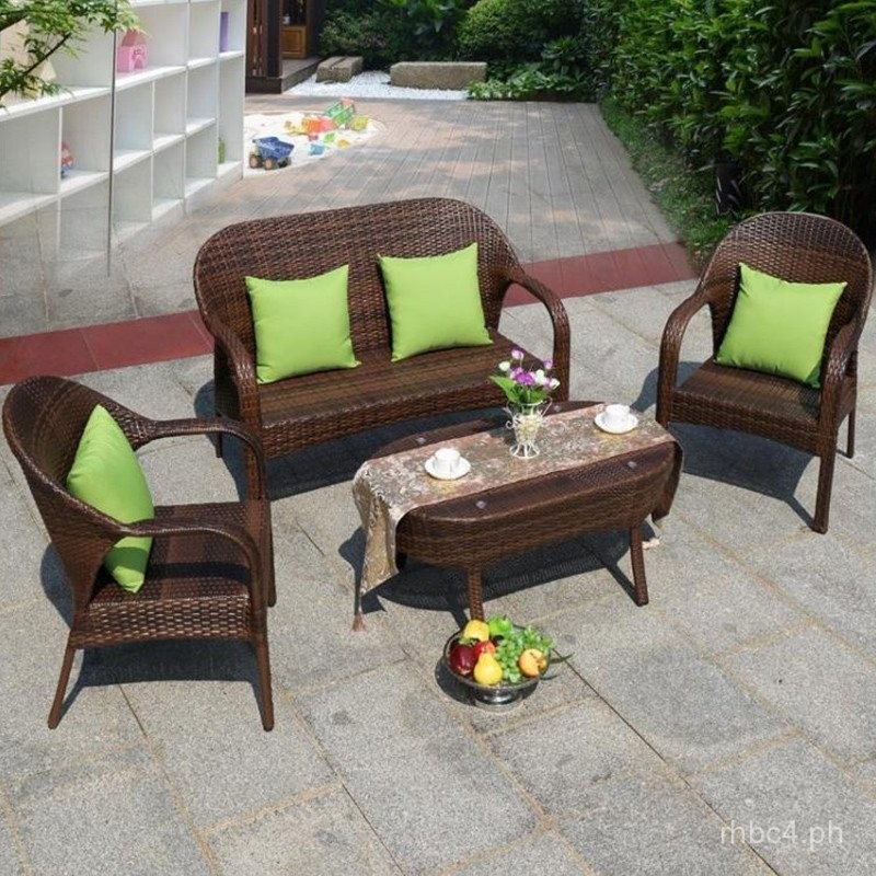 Outdoor Table and Chair Set Rattan Sofa Patio Table and Chair Set ...