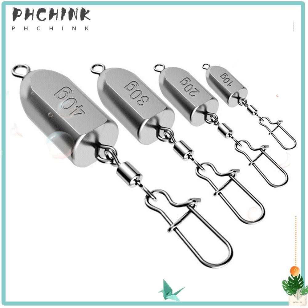 CHINK 5pcs Fishing Lead Sinkers, 6g-70g Carp Fishing Fishing Weight ...