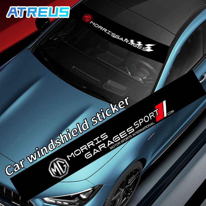 MG Car Front Windscreen Sticker Windshield Stickers Car Front Window ...