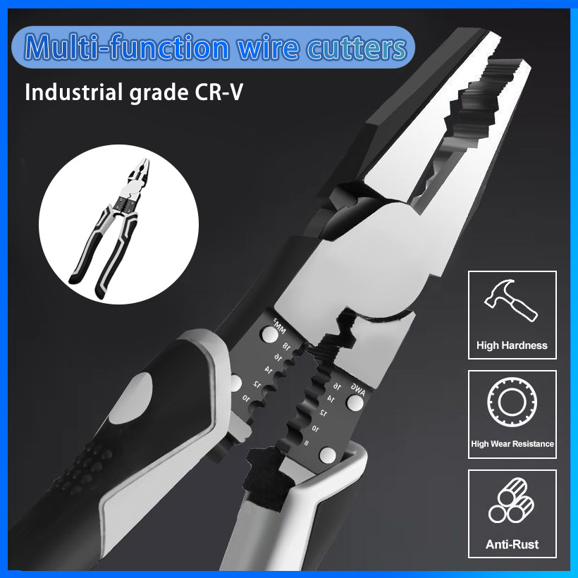 Wire Cutters Are Used For Wire Stripping And Screwing With Sharp ...