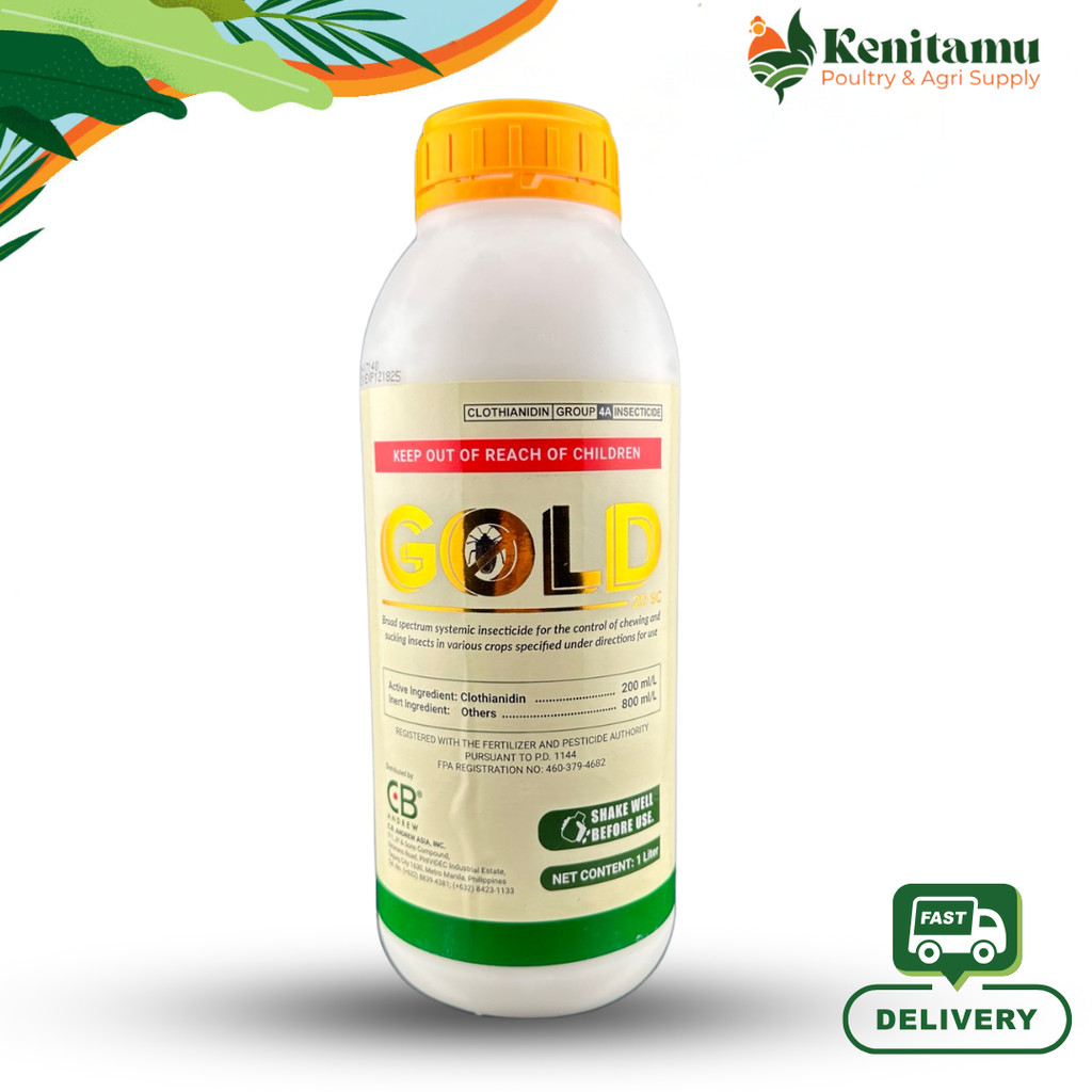 Gold 20 SC Powerful Pest Insecticide for Black Bug in Rice ...