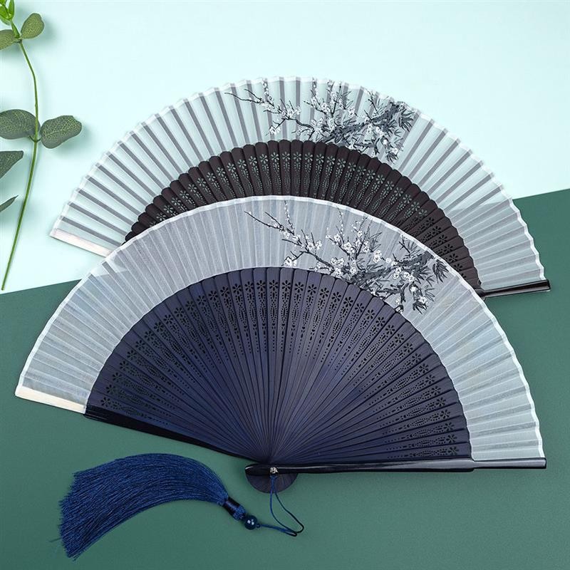 Fan Ancient Folding Fan Women Classical Temperament Summer Portable ...