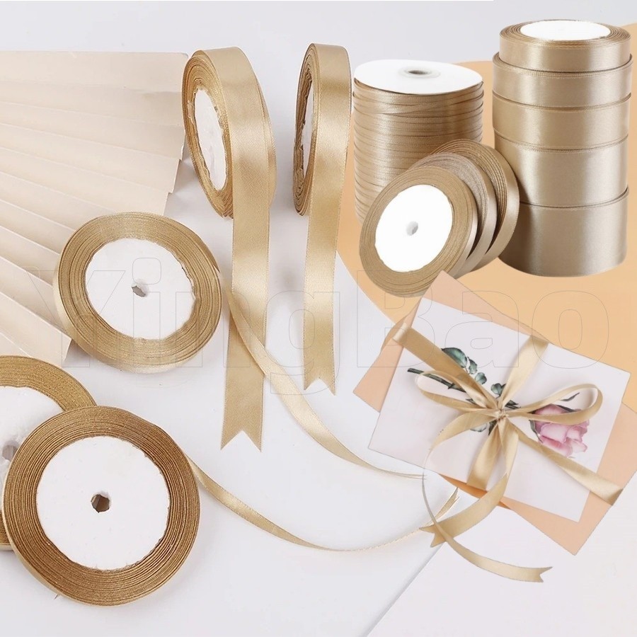 25Yards/Roll Satin Ribbons for Wedding Valentine's Day Party Gift ...