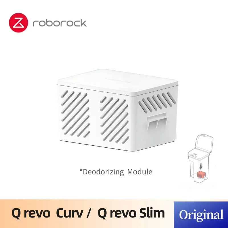 Compatible con Roborock, Q Revo Curv, caja de polvo con filtro, robot