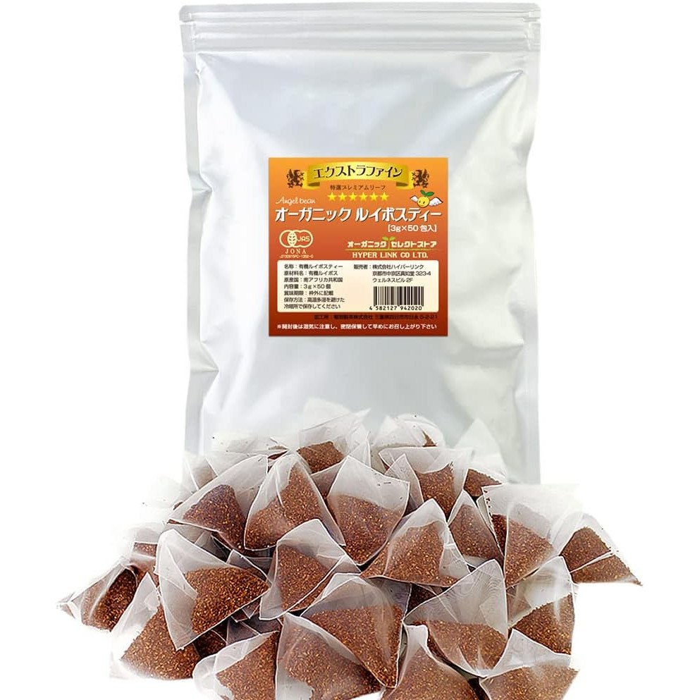 Angelbean Organic Rooibos Tea Extra Fine Organic JAS Biodegradable Tea ...