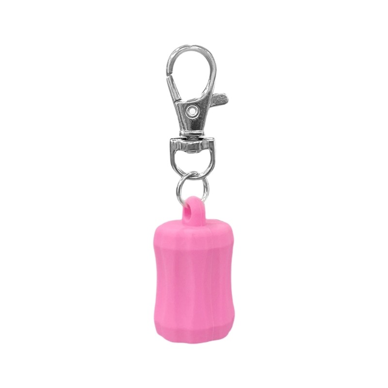 Porte-clés Stick à Lèvres Trop Mignon ! Coque Silicone Pratique Et Porte-bonheur Pour Vos Clés