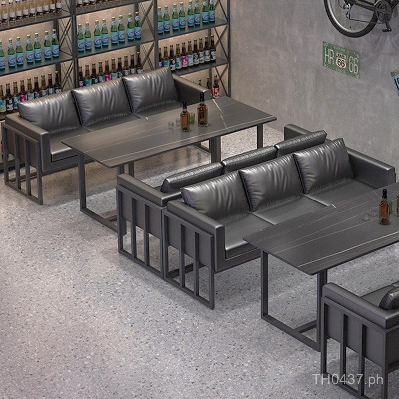 Barbecue Restaurant Tables and Chairs Hotel Industrial Style Milk Tea ...