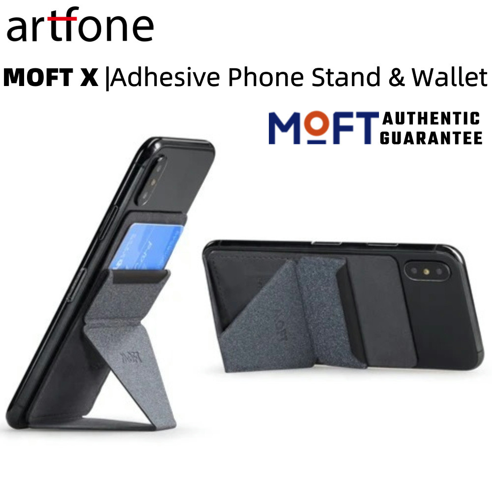 MOFT X Phone Holder Adhesive Type Phone Stand,with Card Slot,Portable