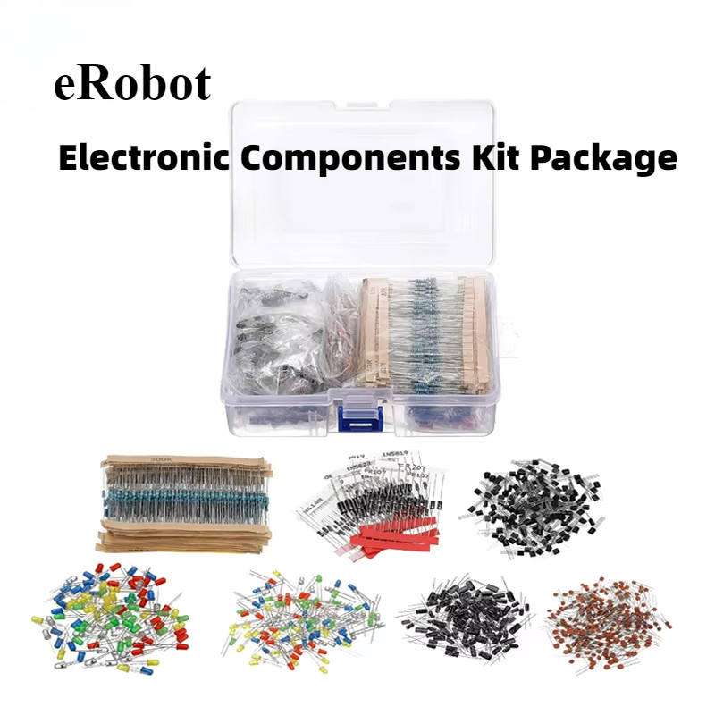 1490PCS Electrolytic Set Capacitor Ceramic Kit Resistor LED Diode Set ...