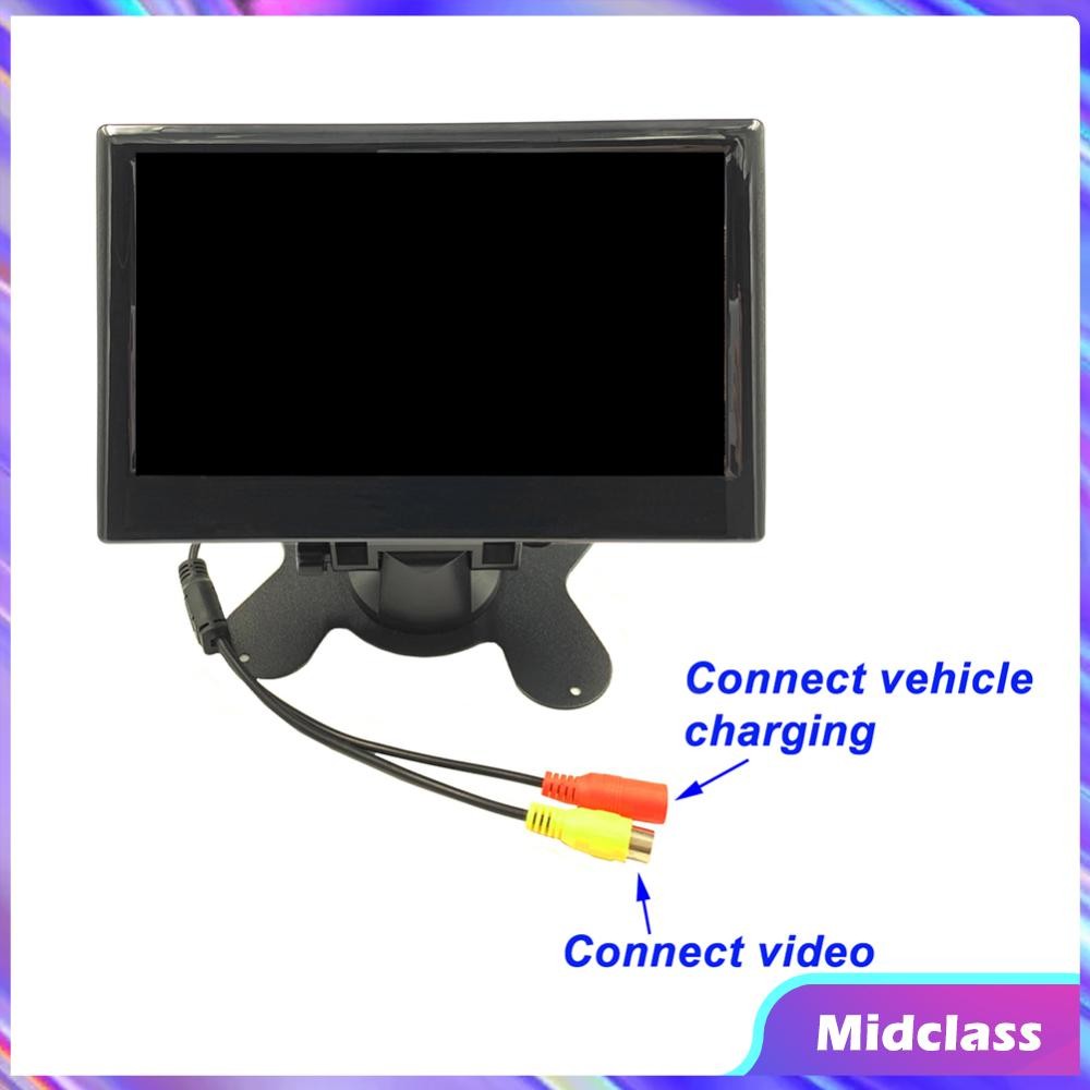 * 7 Inch Car Monitor Support Car Camera Reversing Rear-view Display ...