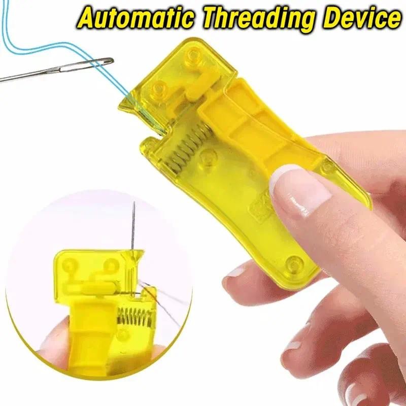 Mini Sewing Machine Needle Threader with Hook Plastic Stitch Insertion ...