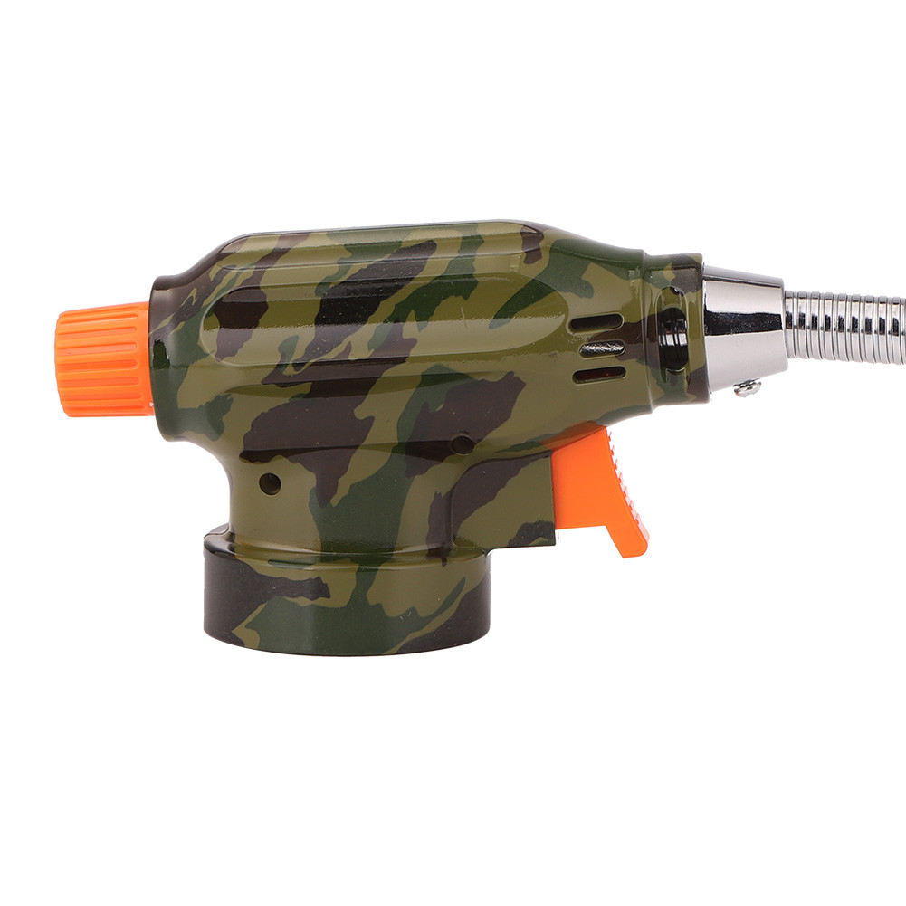 1300-Degree Portable Gas Flame Torch Flamethrower with Adjustable Hose ...