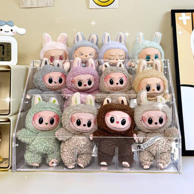 Figure Mystery Box Rack labubu Plush Toy Storage Rack Doll Doll Display ...