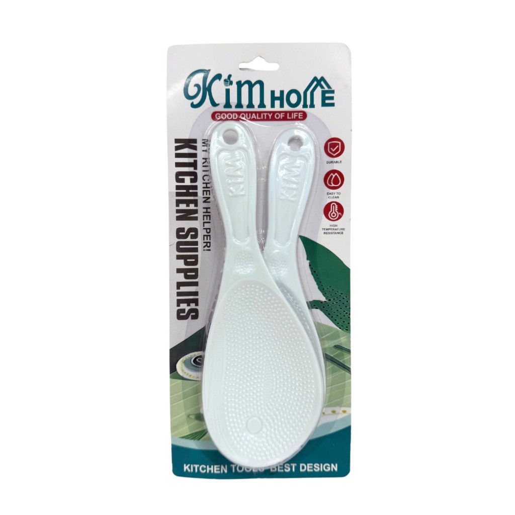 KIM Plastic Rice Paddle Food Spoon Scooper Spatula Plastic Serving ...