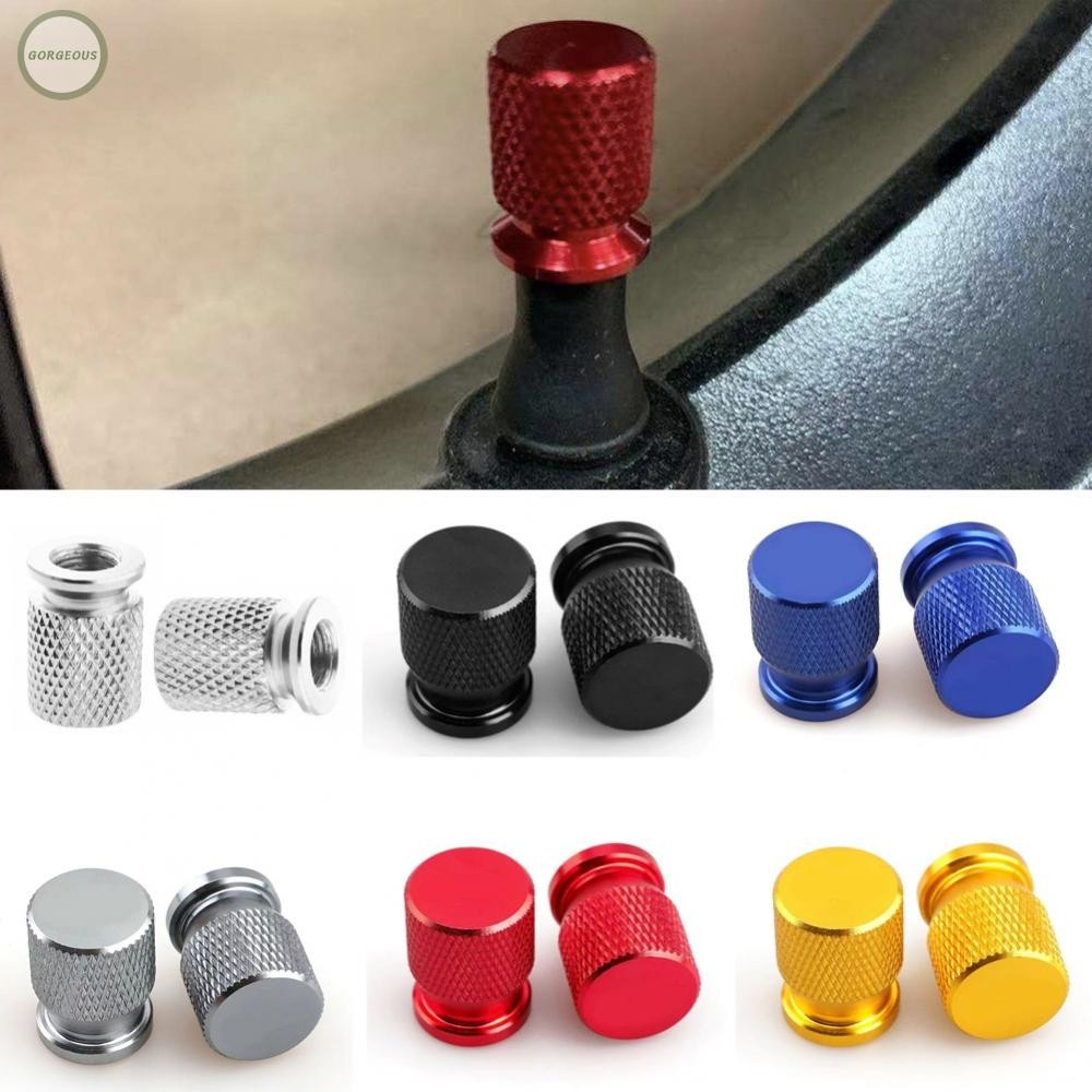 Motorcycle Wheel dust cap Tire Valve Cap Internal diameter Size 8mm Red ...