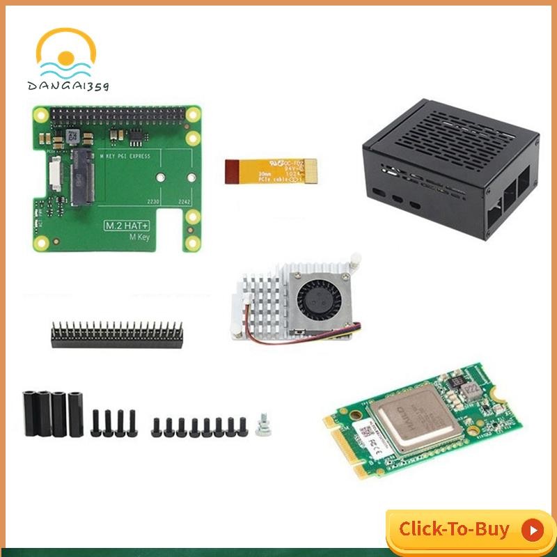 【Dangai359】For Raspberry Pi 5 AI Kit M.2 HAT+Hailo Al Acceleration ...