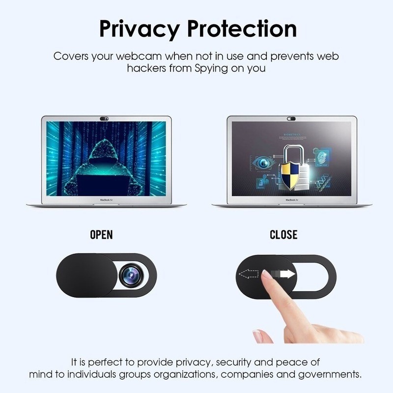 Universal Plastic WebCam Cover Shutter Magnet Slider For iPhone ...