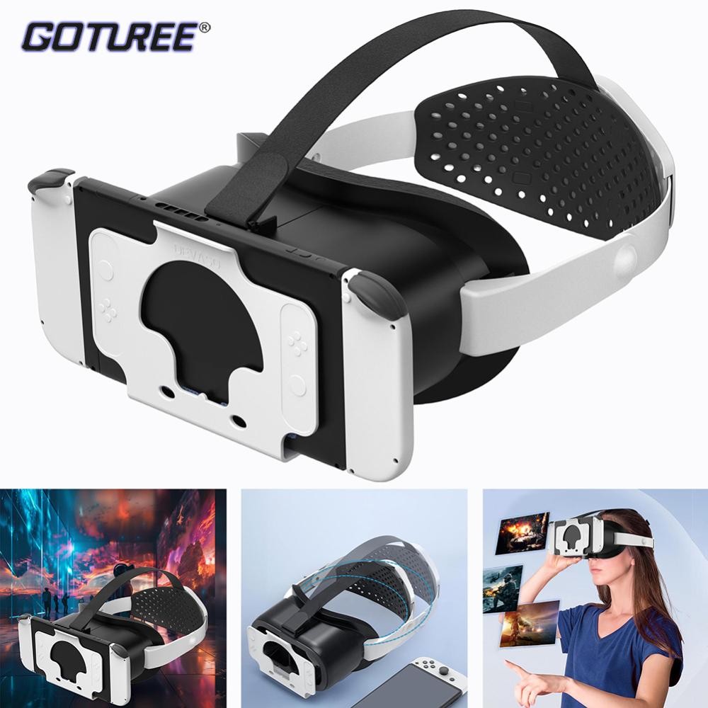 R# VR Headset 3D VR Glasses with Adjustable HD Lenses for Switch ...