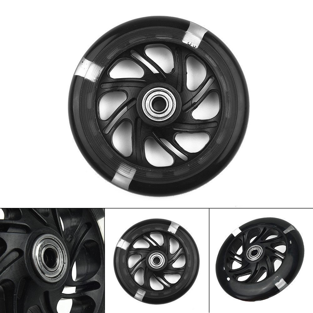LED Flash Wheel Flashing Lights Back Rear ABED For Scooter Mini 12*2cm ...