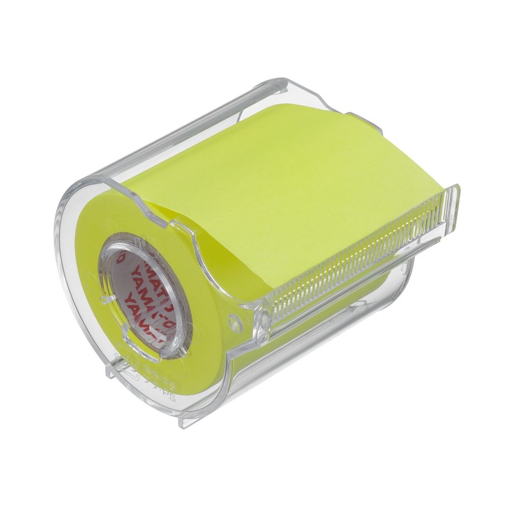 Yamato Sticky note, Memoc, roll tape with cutter, 50mm x 10m RK-50CH-LE ...