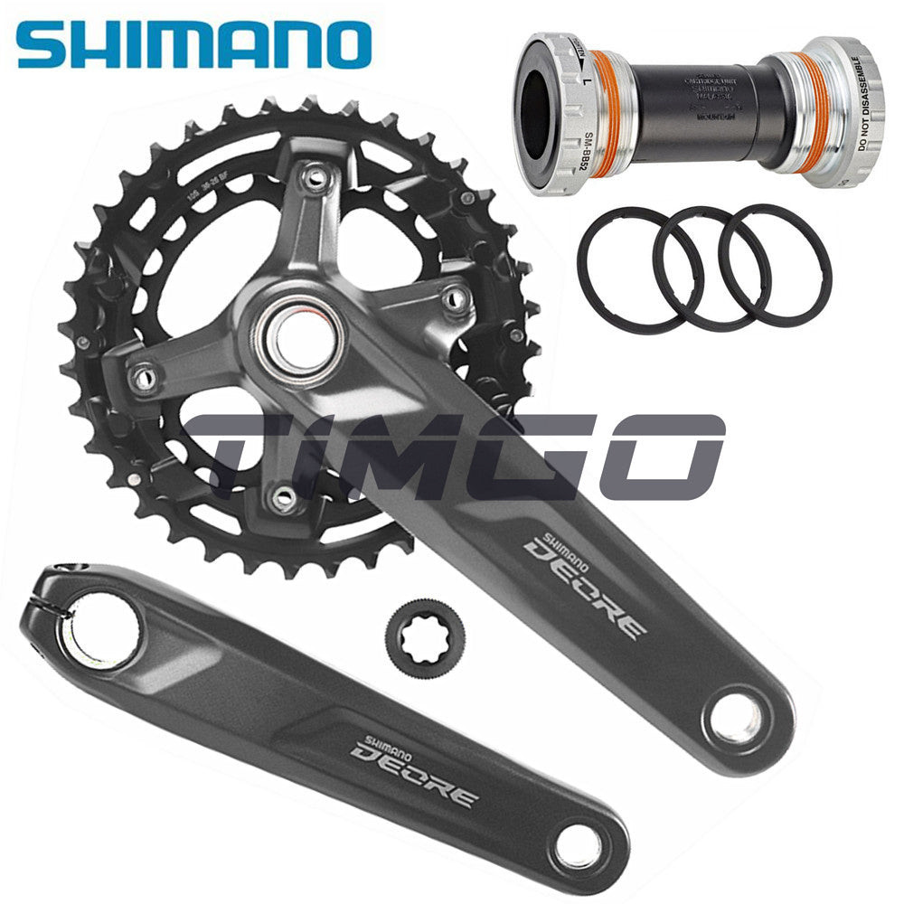 Shimano Deore FC-M4100-2 MTB Mountain Bike 2×10 Speed Crankset 36-26T ...