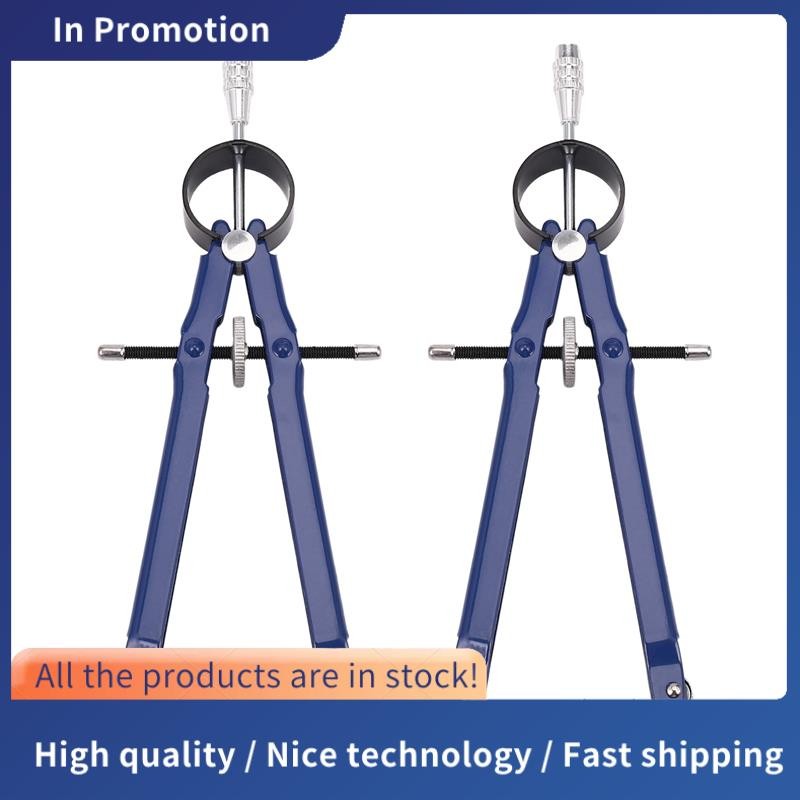 2 Pack Drafting Compass with Lock Math Bow Compass Drawing Metal ...