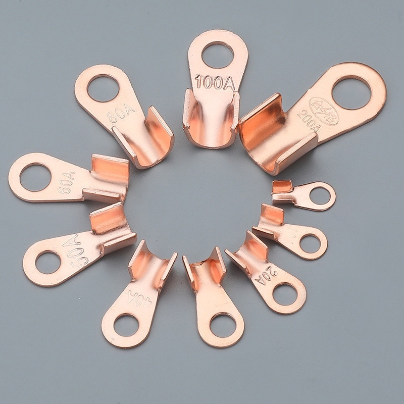 KOVEX 10Pcs Battery Lugs Connector Knight Copper Terminal OT Wire ...