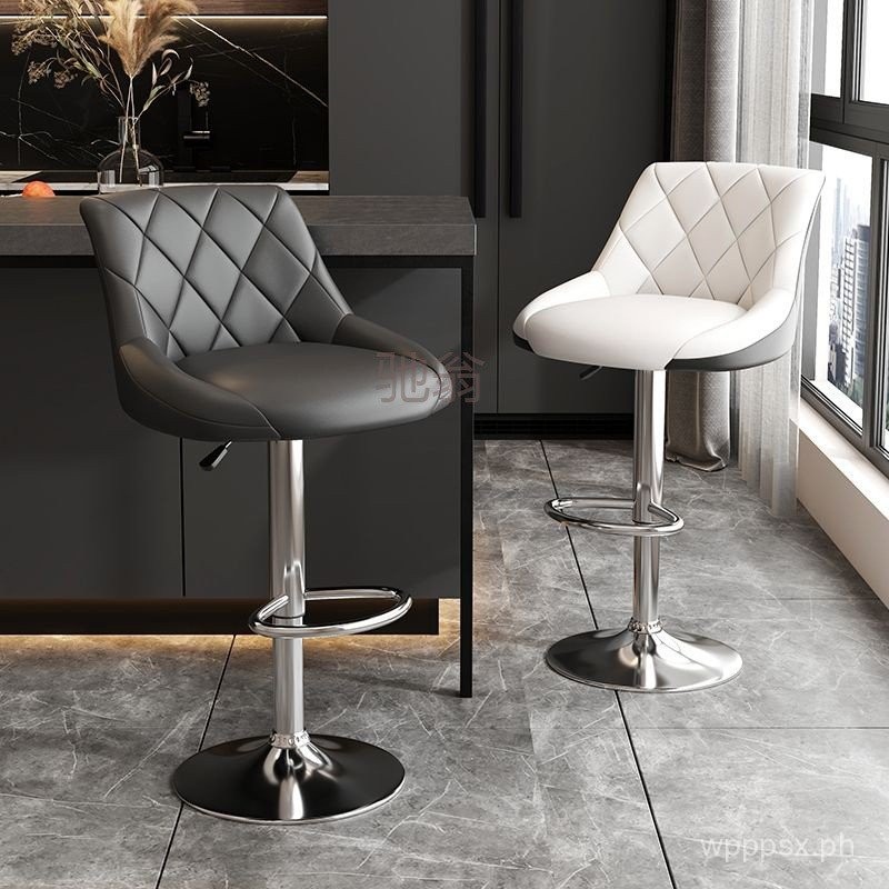 2@Modern Minimalist Bar Stool Light Luxury Bar Stool Bar Chair Lifting ...
