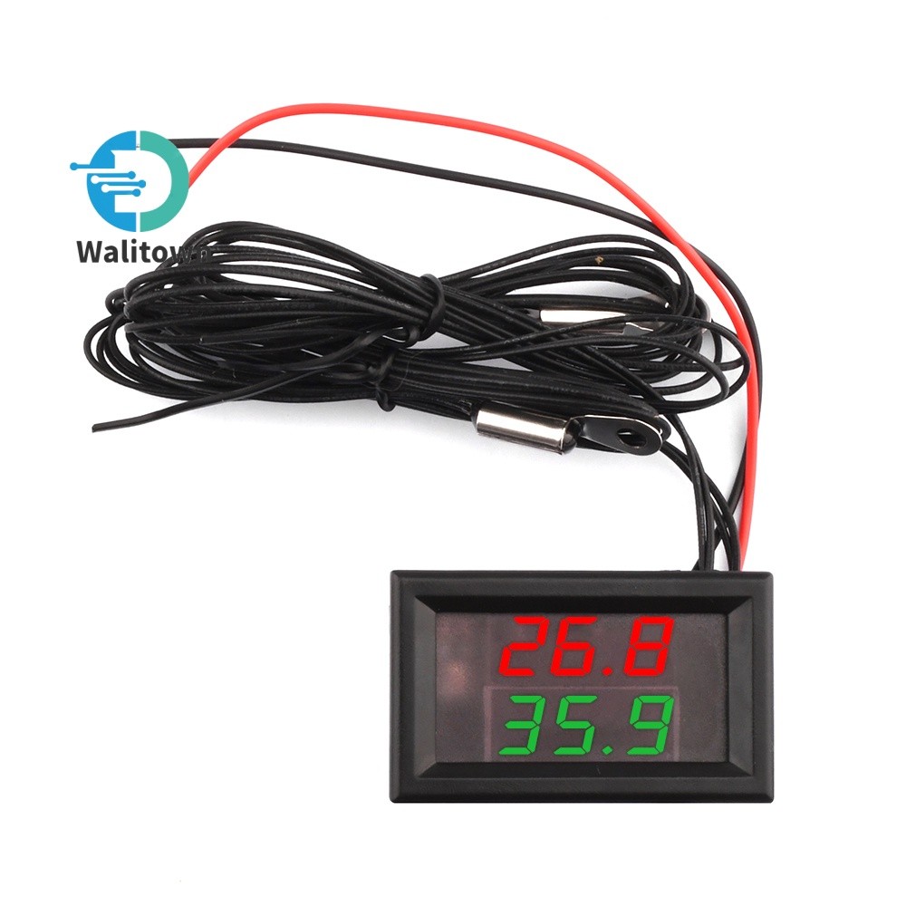 thumbnail image 2 of DC4-28V Digital Thermometer With NTC Probe - 0.28" Display High Temperature Sensor Detector 2 of 6