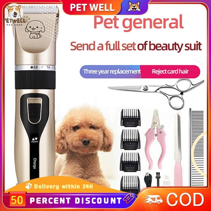 PETWELL Dog Shaver Razor Set for Pet Grooming razor Hair Trimmer Dog ...