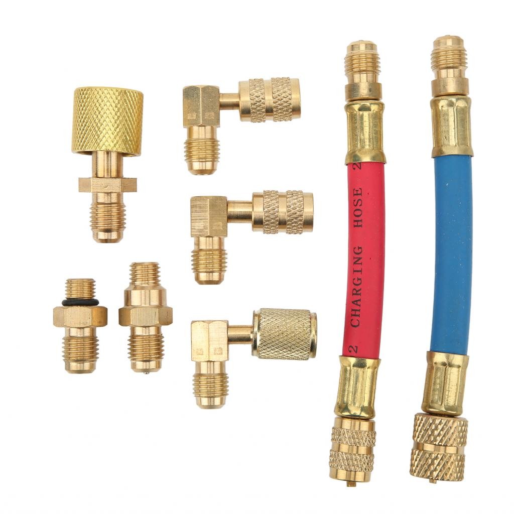 cloudshop-ph Gorgeri R12 to R134A Adapters 8pcs Brass A/C Air ...