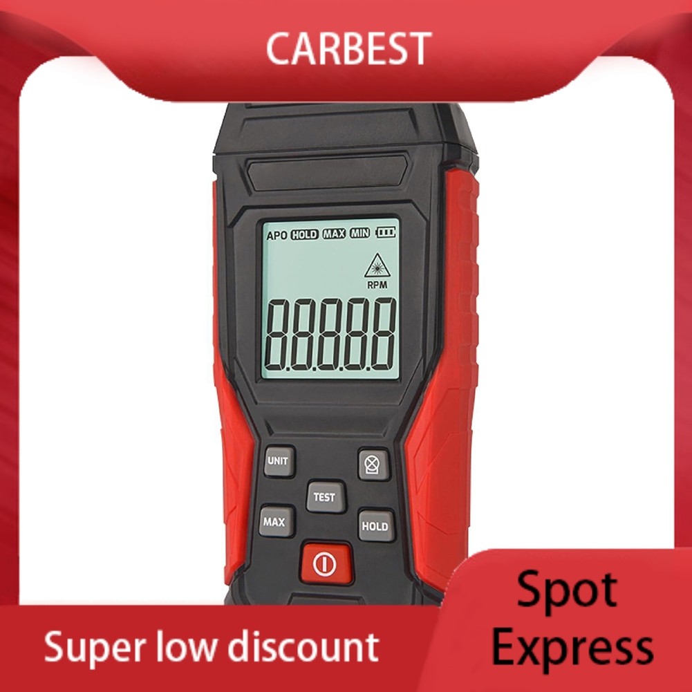 【Good】TA500A Digital Tachometer Non-Contact RPM Tach Photo Sensor 3 ...