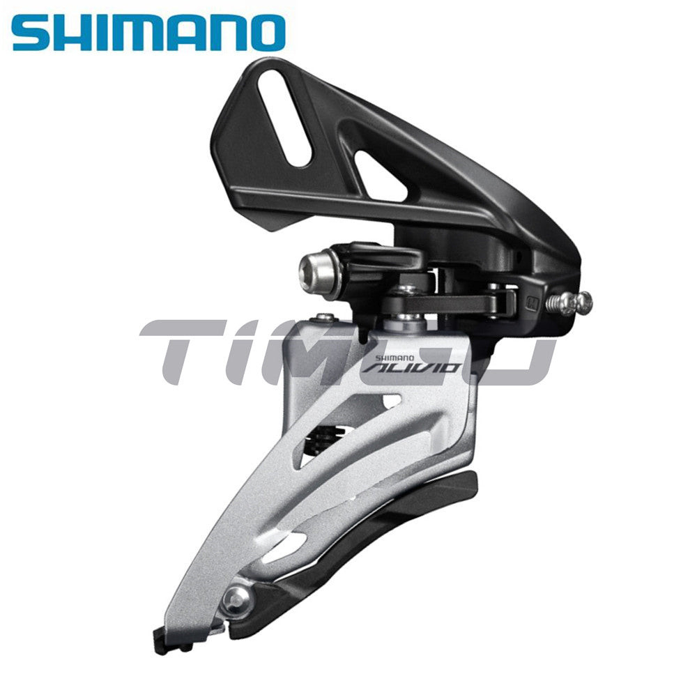 Deragliatore Anteriore Shimano FD-MT400 D Per MTB - 2x9 Velocità, Attacco Diretto, Nero