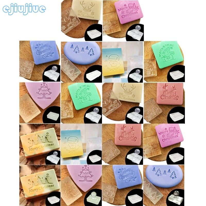 cc Christmas Series Pattern Clear Soap Stamp Resin Making Acrylic ...