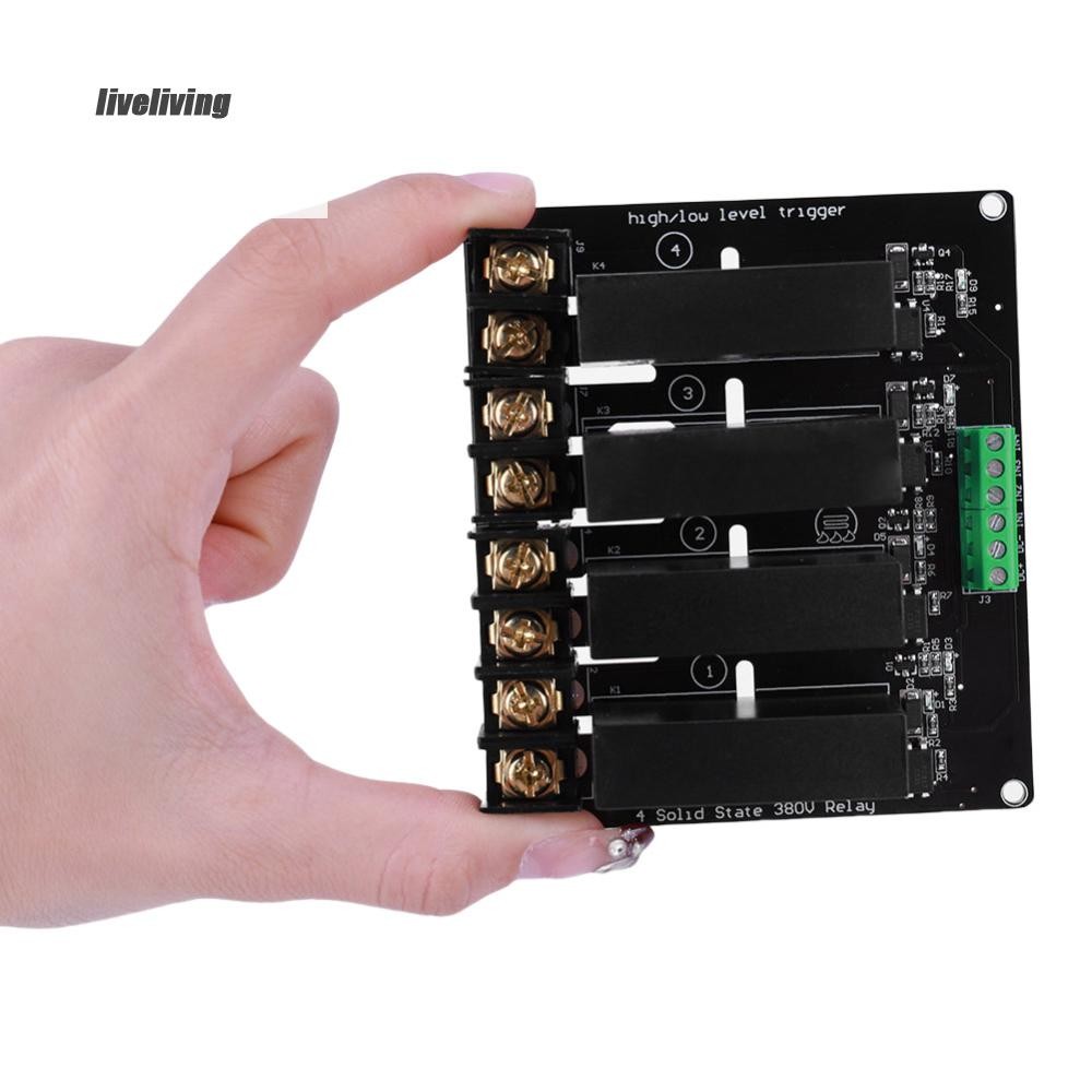 380V 8A 1/2/4 Channel Solid State Relay Board SSR Switch Controller for ...