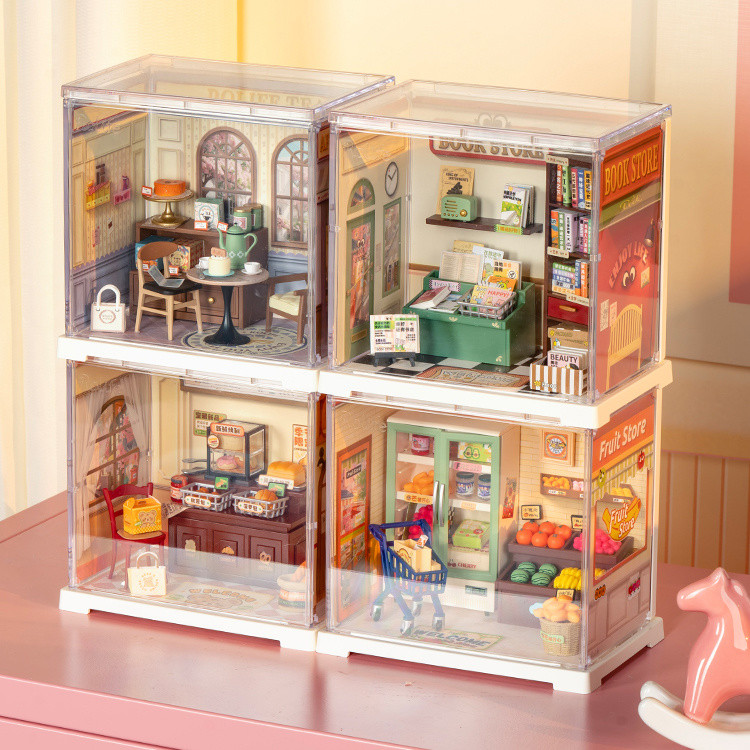 R ROLIFE ROLIFE Super World miniDIY Handmade Cabin Mini Miniature Model ...