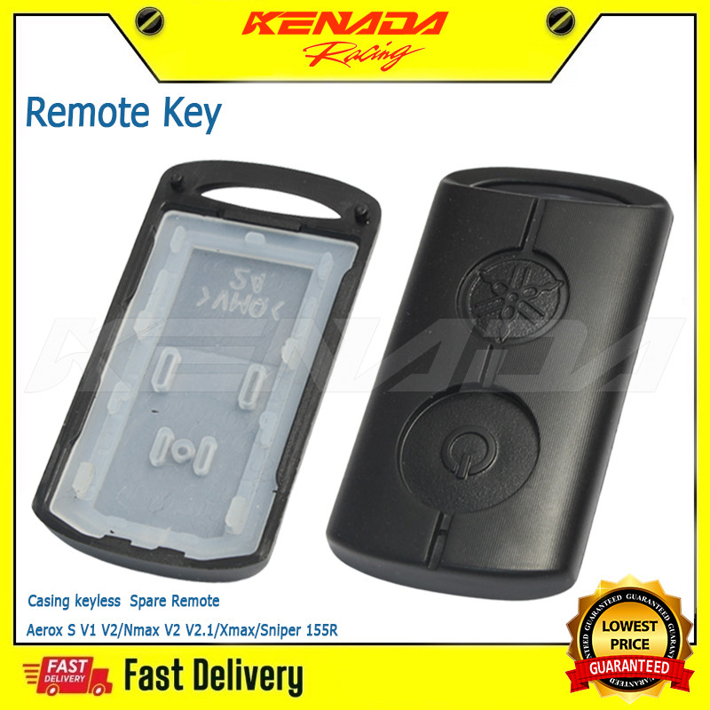 Casing keyless Spare Remote Aerox S V1 V2 / Nmax V2 V2.1 / Xmax ...